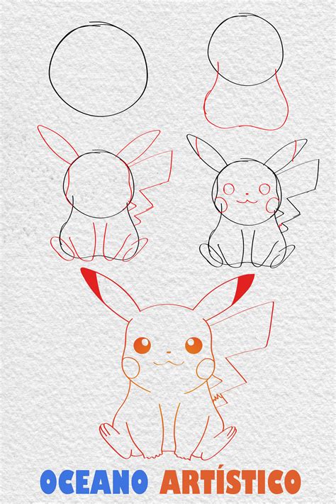 Como Desenhar o Pikachu (Passo a Passo)